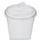 Karat PET Lids, Strawless Sipper, Fits 12 oz to 24 oz Cold Cups, Clear, 1000PK C-KC626TS-SH - alternate 4